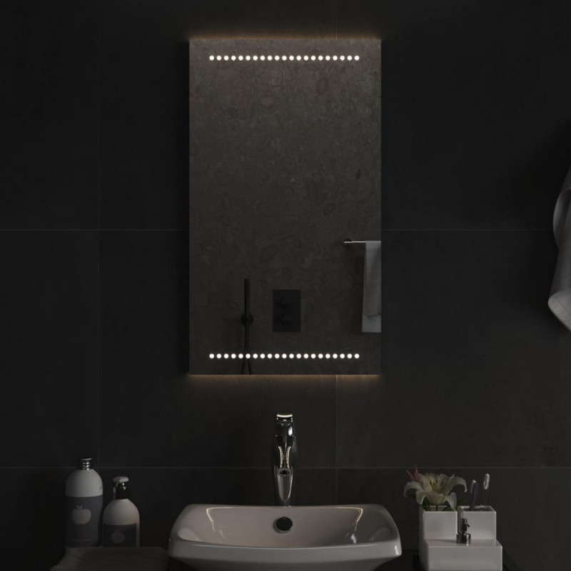 Lustro łazienkowe z LED, 40x70 cm