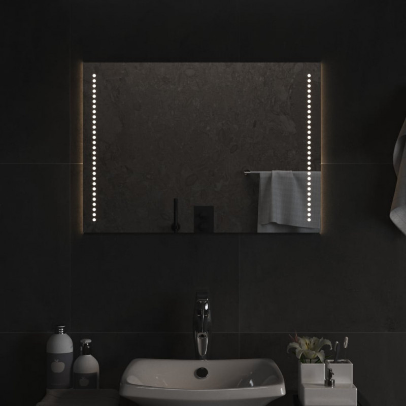Lustro łazienkowe z LED, 50x70 cm