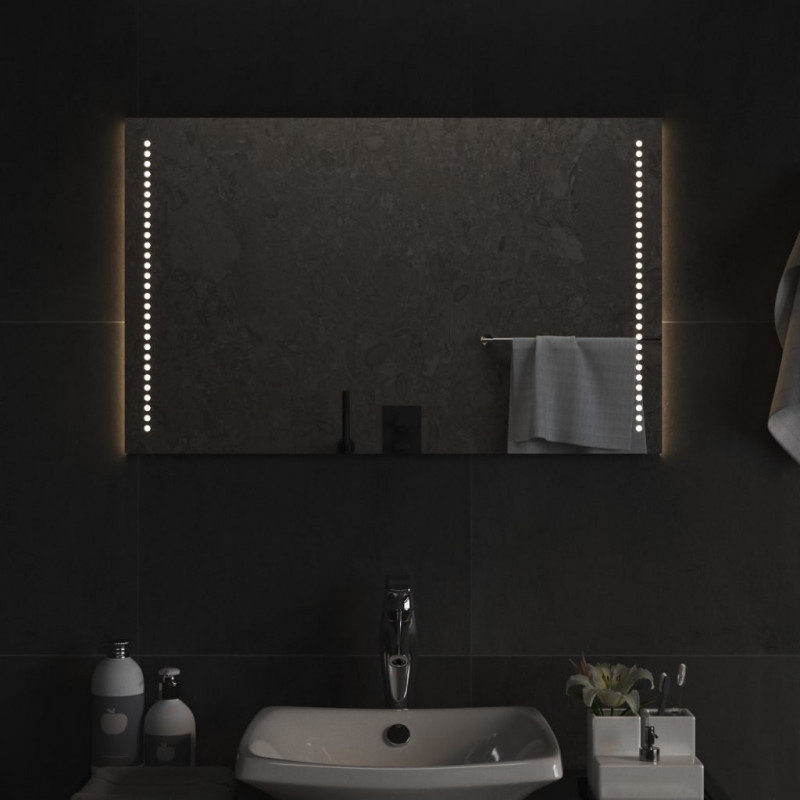 Lustro łazienkowe z LED, 50x80 cm