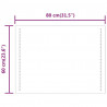 Lustro łazienkowe z LED, 60x80 cm