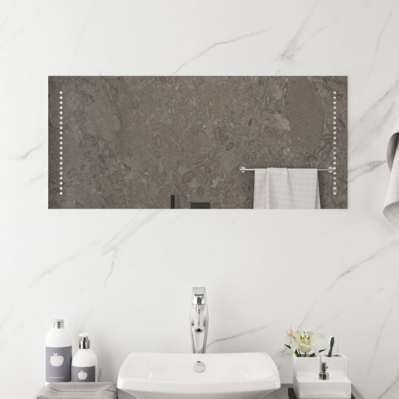 Lustro łazienkowe z LED, 40x90 cm