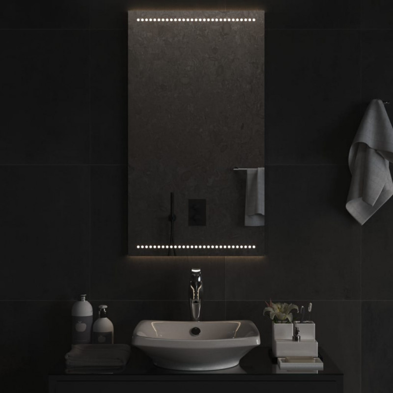 Lustro łazienkowe z LED, 50x90 cm