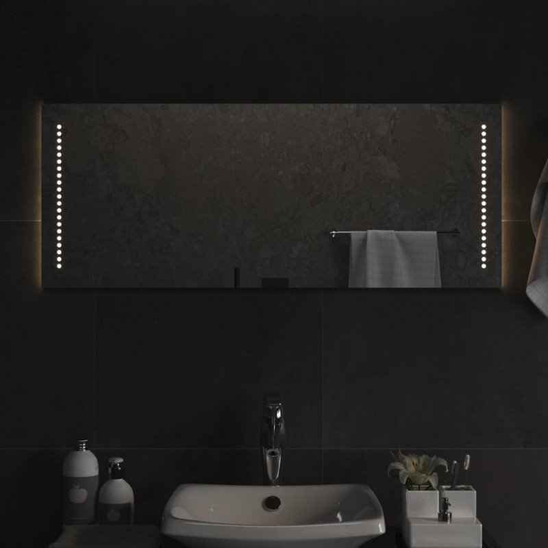 Lustro łazienkowe z LED, 40x100 cm