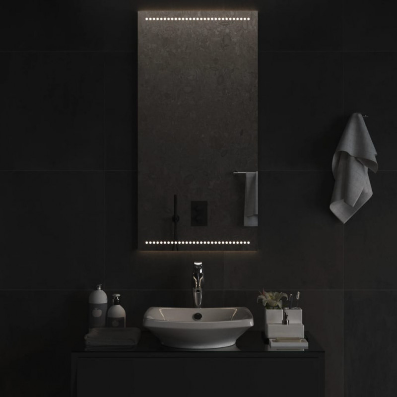 Lustro łazienkowe z LED, 50x100 cm