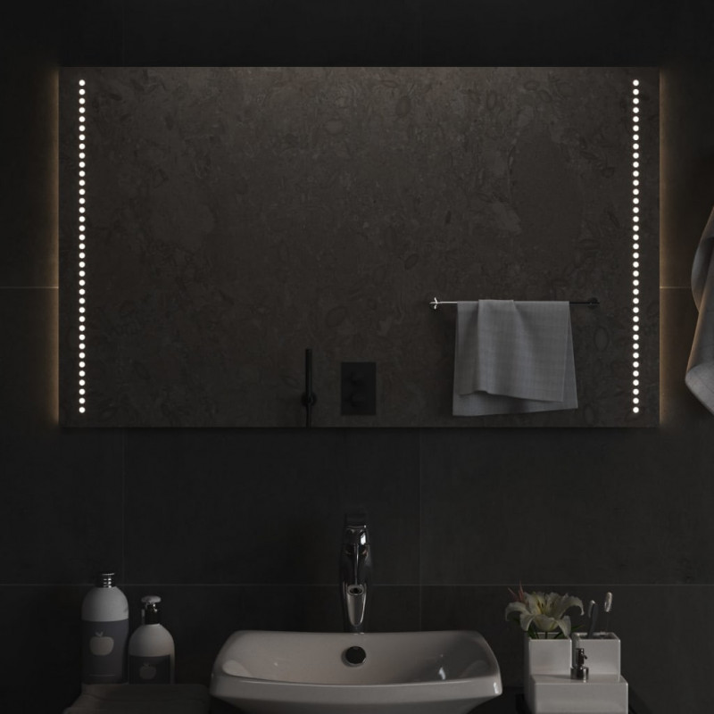 Lustro łazienkowe z LED, 60x100 cm