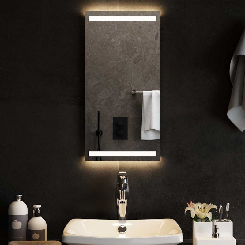 Lustro łazienkowe z LED, 30x60 cm
