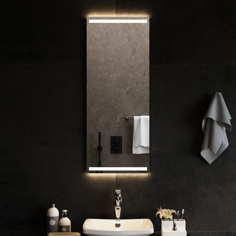 Lustro łazienkowe z LED, 40x100 cm