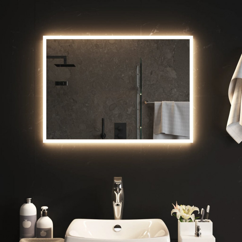 Lustro łazienkowe z LED, 50x70 cm