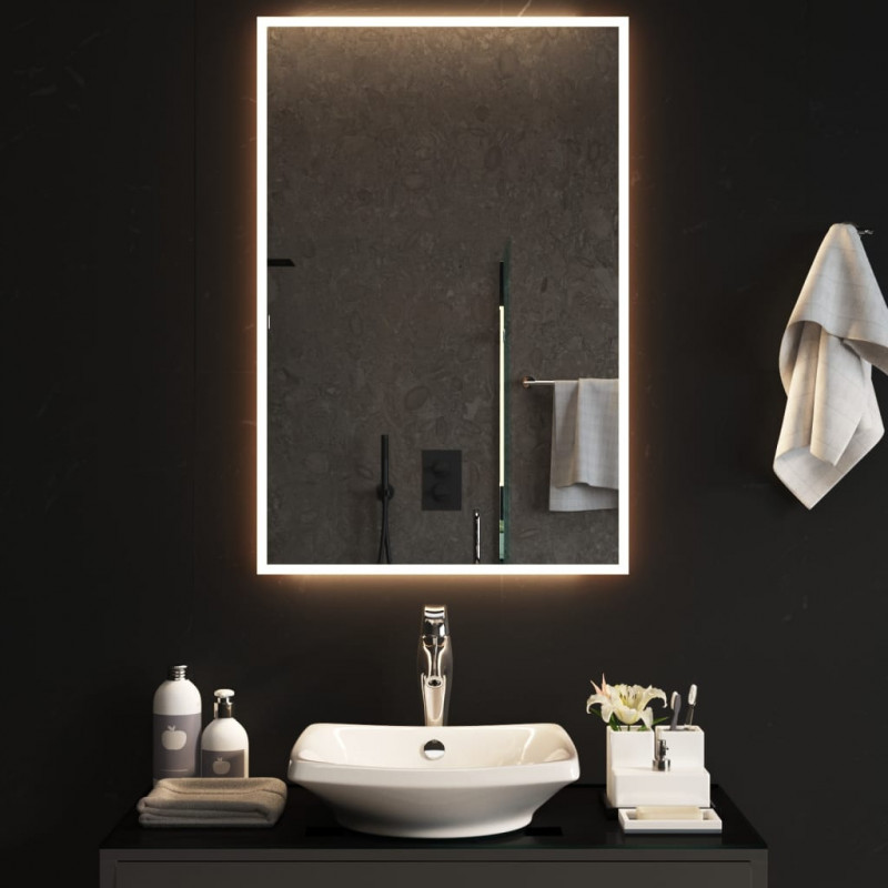 Lustro łazienkowe z LED, 60x90 cm