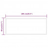 Lustro łazienkowe z LED, 40x100 cm