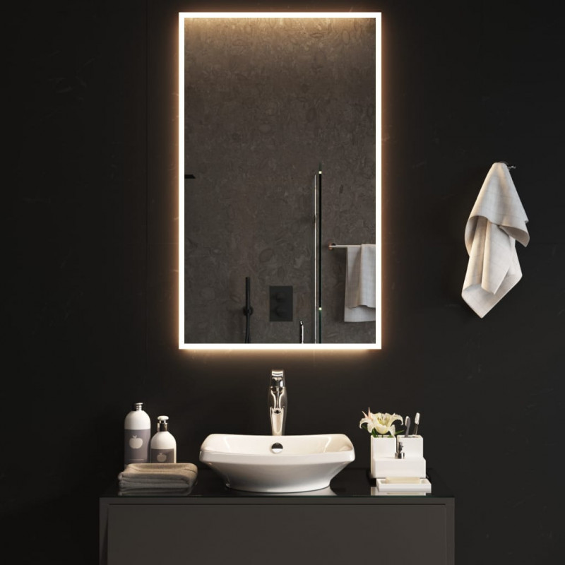 Lustro łazienkowe z LED, 60x100 cm