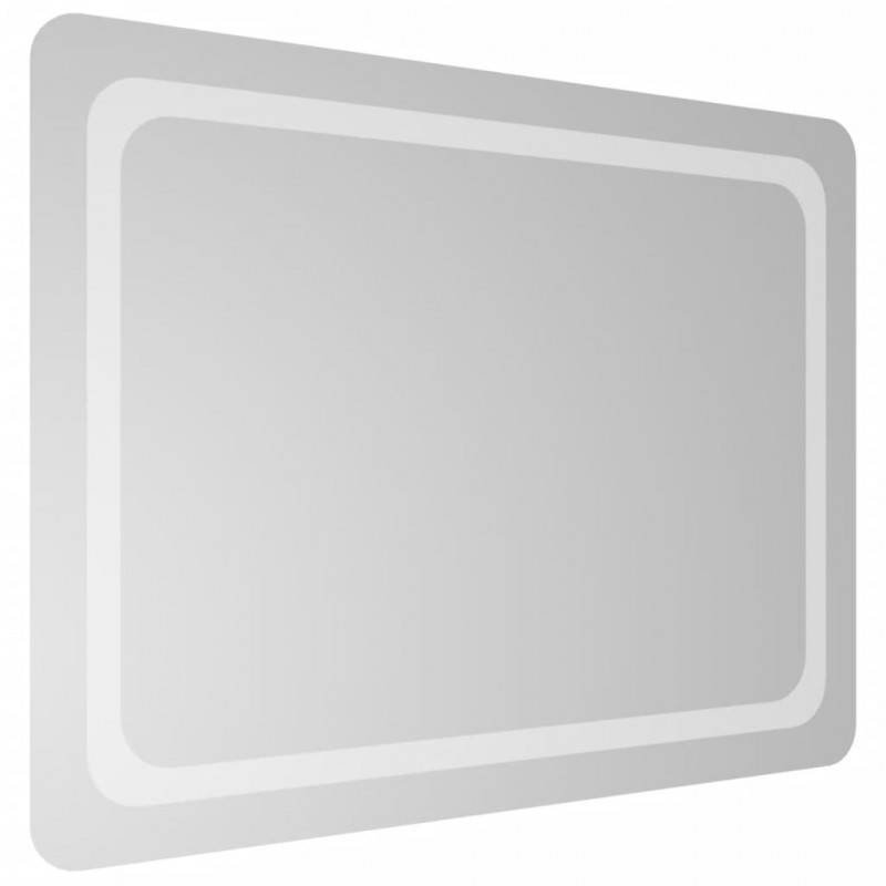Lustro łazienkowe z LED, 60x80 cm