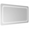 Lustro łazienkowe z LED, 50x90 cm