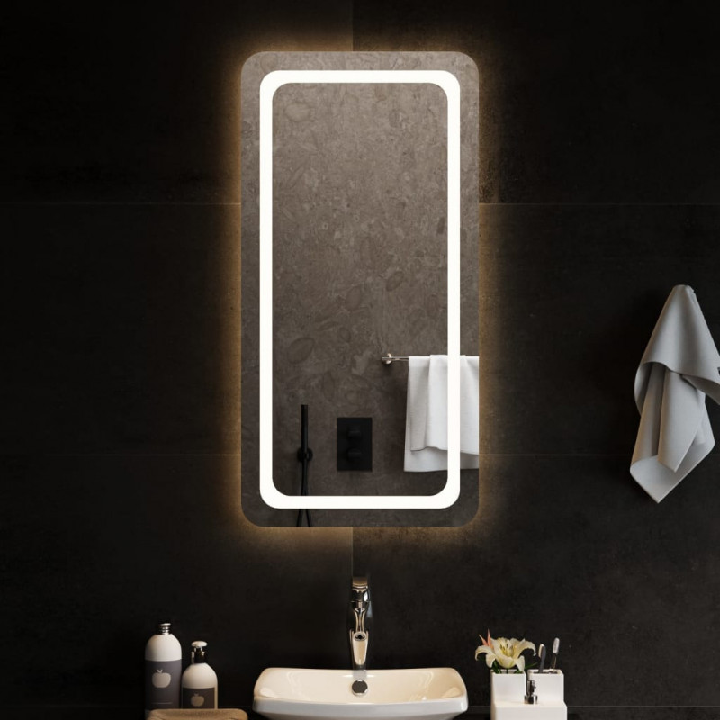 Lustro łazienkowe z LED, 50x100 cm