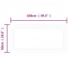Lustro łazienkowe z LED, 50x100 cm