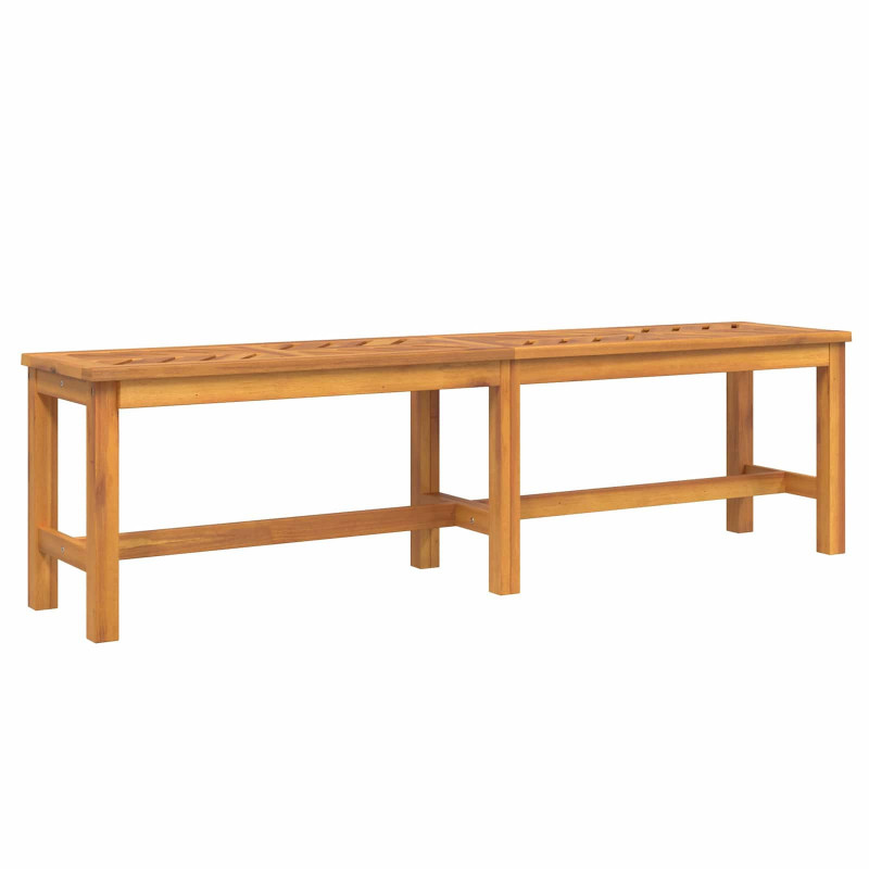 Zestaw do jadalni w ogrodzie 4 pcs Brązowy Lite Drewno Akacji