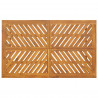 Zestaw do jadalni w ogrodzie 4 pcs Brązowy Lite Drewno Akacji