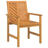 Krzesło jadalniane 8 pcs Naturalny 62.5 x 59 x 89 cm