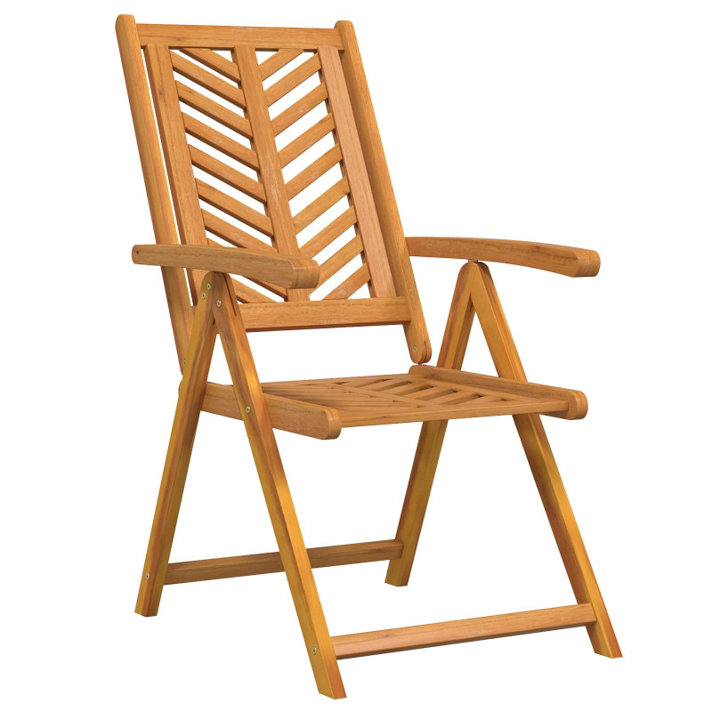 Krzesło Ogrodowe 4 pcs Brązowy 57 x 72 x 109 cm