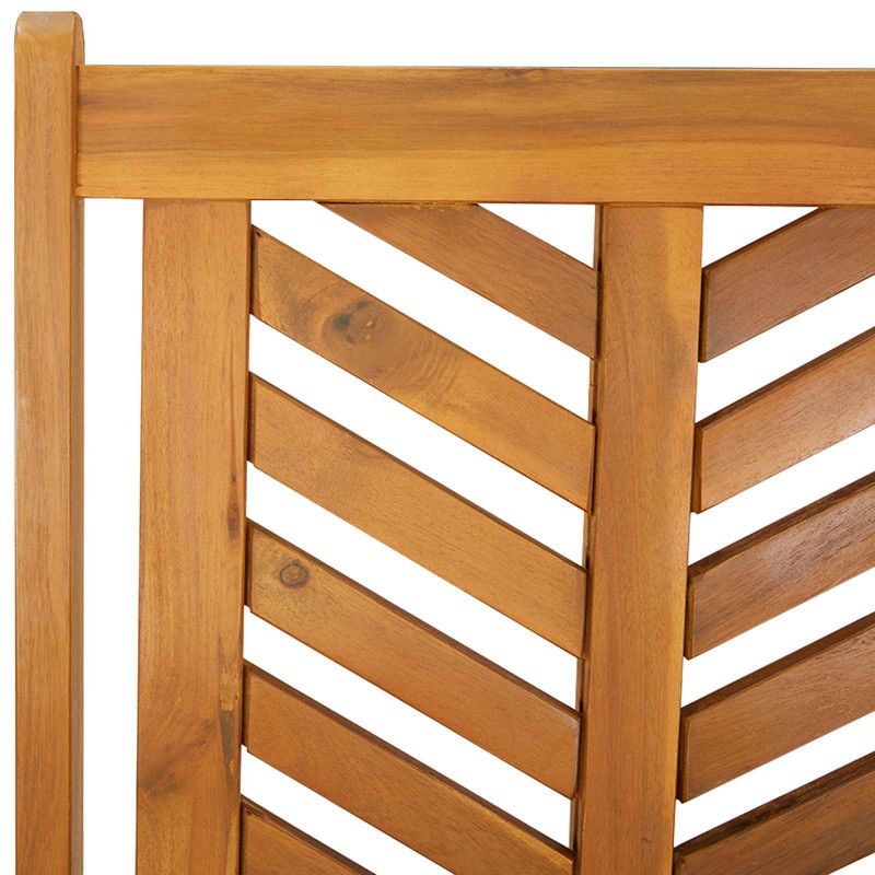 Krzesło Ogrodowe 4 pcs Brązowy 57 x 72 x 109 cm