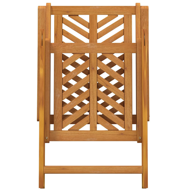Krzesło Ogrodowe 6 pcs Brązowy 57 x 72 x 109 cm