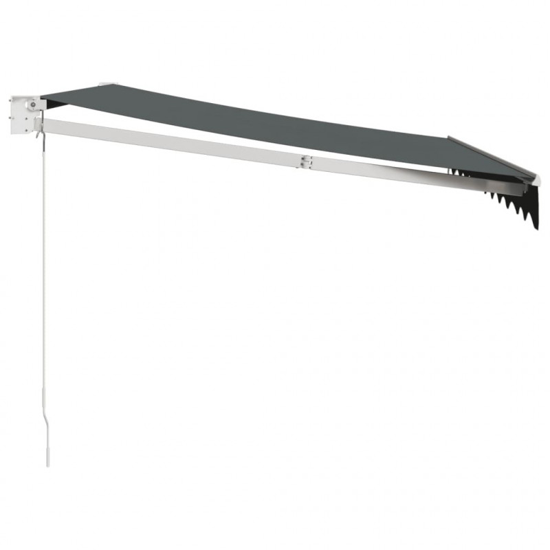 Zwijana markiza, antracytowa, 3x2,5 m, tkanina i aluminium