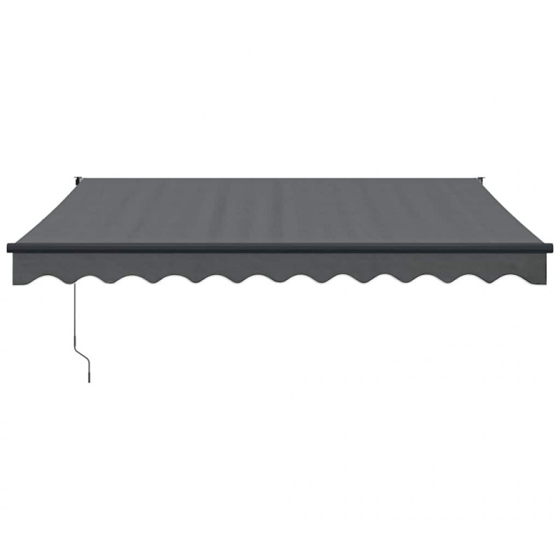 Zwijana markiza, antracytowa, 3x2,5 m, tkanina i aluminium