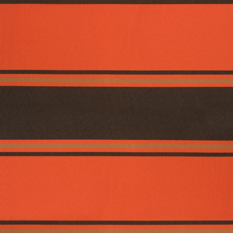 Zwijana markiza, automatyczna, pomarańczowo-brązowa, 4x3 m