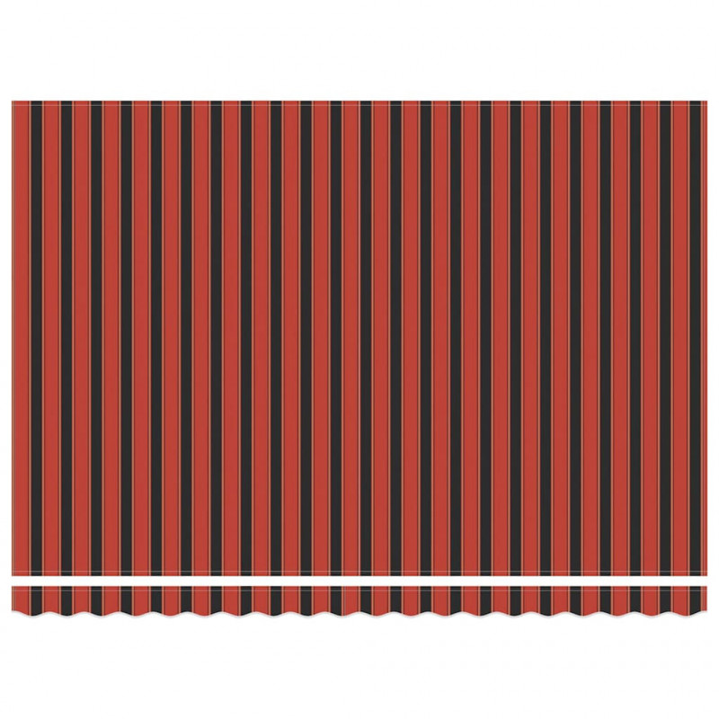 Zwijana markiza, automatyczna, pomarańczowo-brązowa, 4,5x3 m