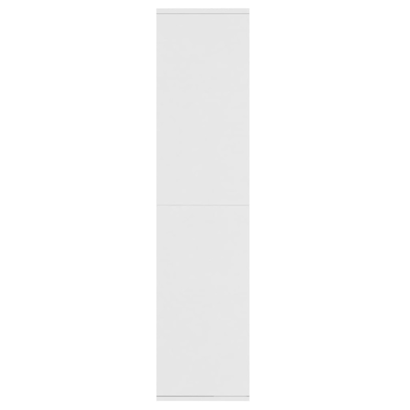 Regał na książki, biały, 66x30x130 cm, materiał drewnopochodny