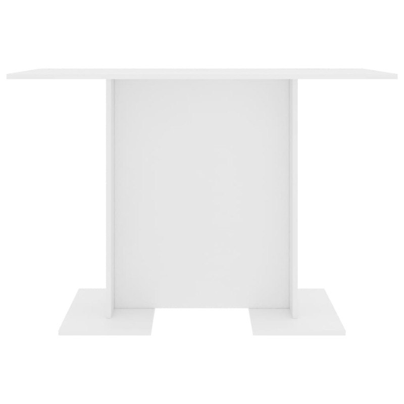 Stół jadalniany, biały, 110x60x75 cm, materiał drewnopochodny