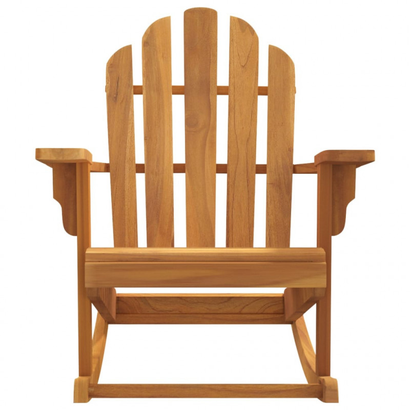 Bujane fotele ogrodowe Adirondack, 2 szt., 79x100x103 cm, tek