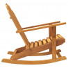 Bujane fotele ogrodowe Adirondack, 2 szt., 79x100x103 cm, tek
