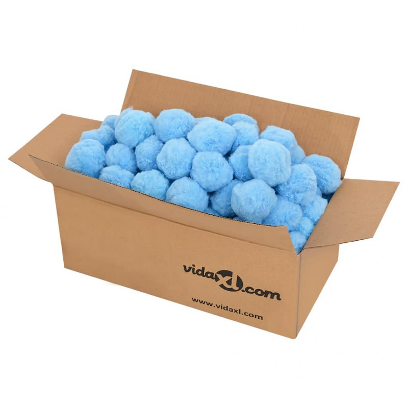 Antybakteryjne kulki filtracyjne do basenu, niebieskie, 2100 g