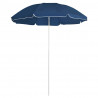 Parasol ogrodowy na stalowym słupku, niebieski, 180 cm
