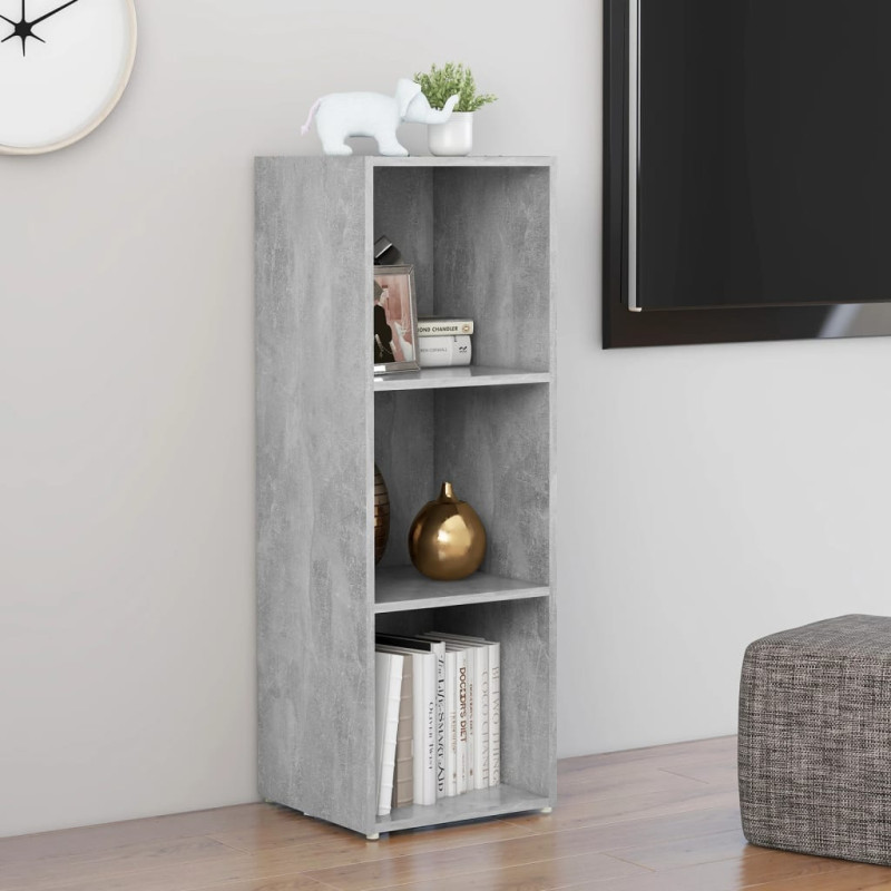 Szafka pod TV, szarość betonu, 107x35x37 cm