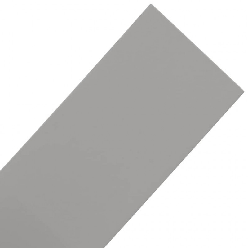 Obrzeża ogrodowe, 4 szt., szare, 10 m, 15 cm, polietylen