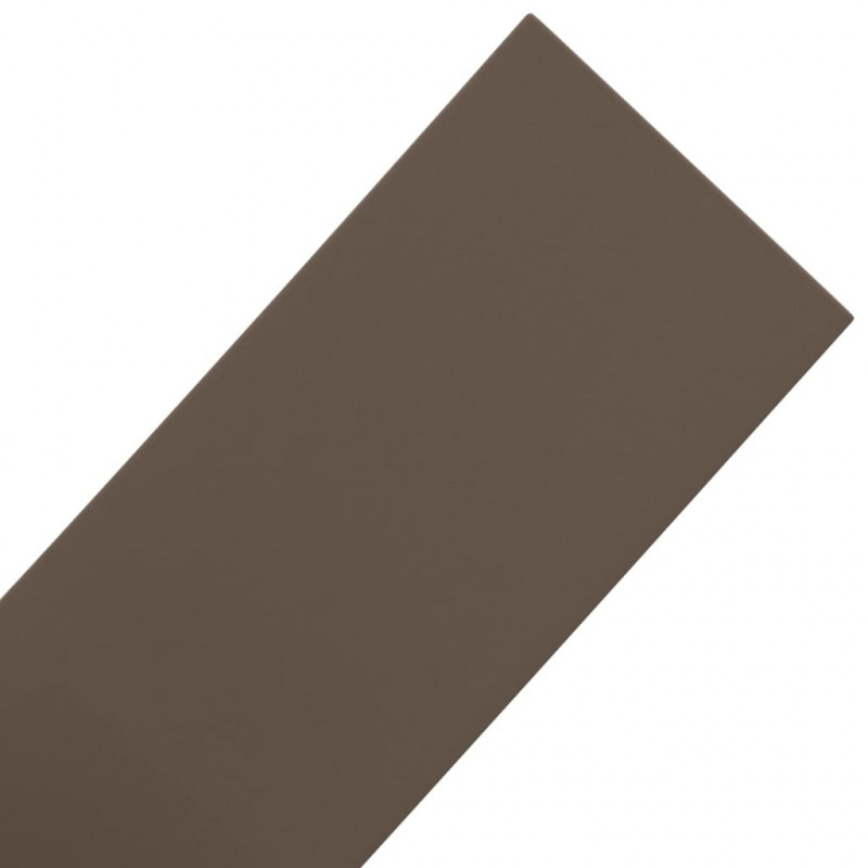 Obrzeża ogrodowe, 4 szt., brązowe, 10 m, 15 cm, polietylen