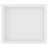 Wisząca szafka TV, biała 100x30x26,5 cm materiał drewnopochodny