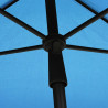 Parasol ogrodowy na słupku, 210x140 cm, lazurowy