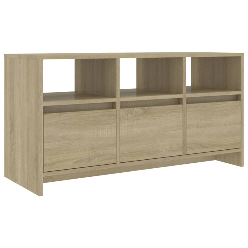 Szafka pod TV, dąb sonoma, 102x37,5x52,5 cm