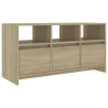 Szafka pod TV, dąb sonoma, 102x37,5x52,5 cm