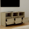 Szafka pod TV, dąb sonoma, 102x37,5x52,5 cm