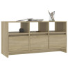 Szafka pod TV, dąb sonoma, 102x37,5x52,5 cm