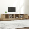 Szafki pod TV, 2 szt., dąb sonoma, 80x35x36,5 cm