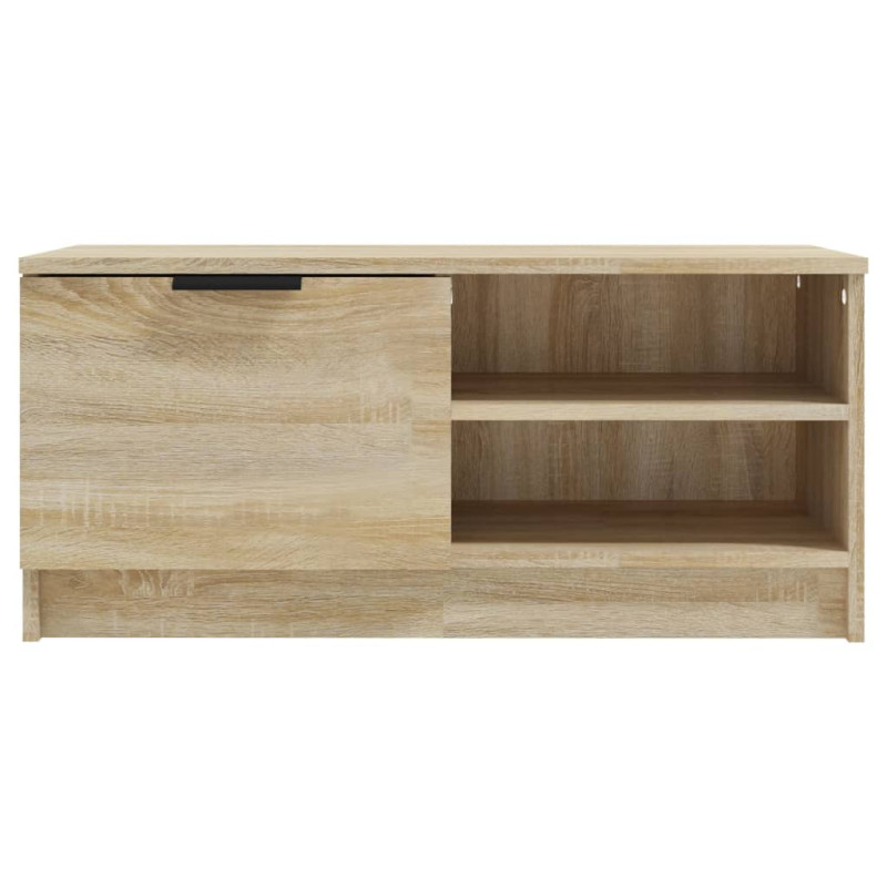 Szafki pod TV, 2 szt., dąb sonoma, 80x35x36,5 cm