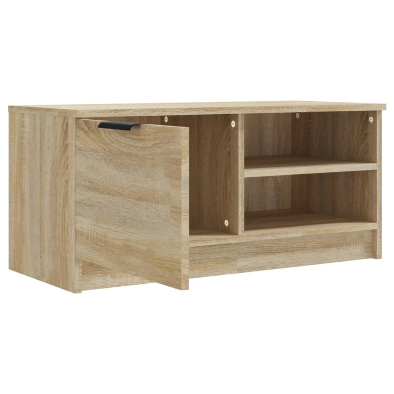 Szafki pod TV, 2 szt., dąb sonoma, 80x35x36,5 cm