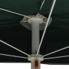 Półokrągły parasol ogrodowy na słupku, 180x90 cm, zielony