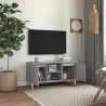 Szafka TV, drewniane nogi, szary dąb sonoma, 103,5x35x50 cm