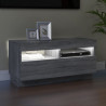 Szafka pod TV z oświetleniem LED, szary dąb sonoma, 80x35x40 cm